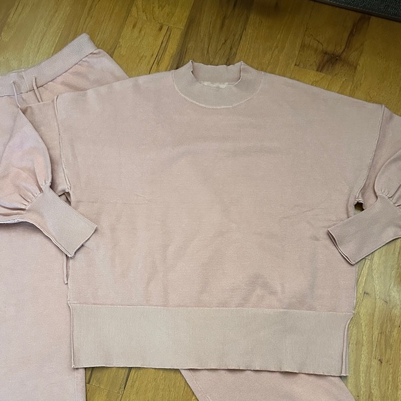 Blush Color Amazon Lounge Set(pant & top only) - Picture 2 of 3